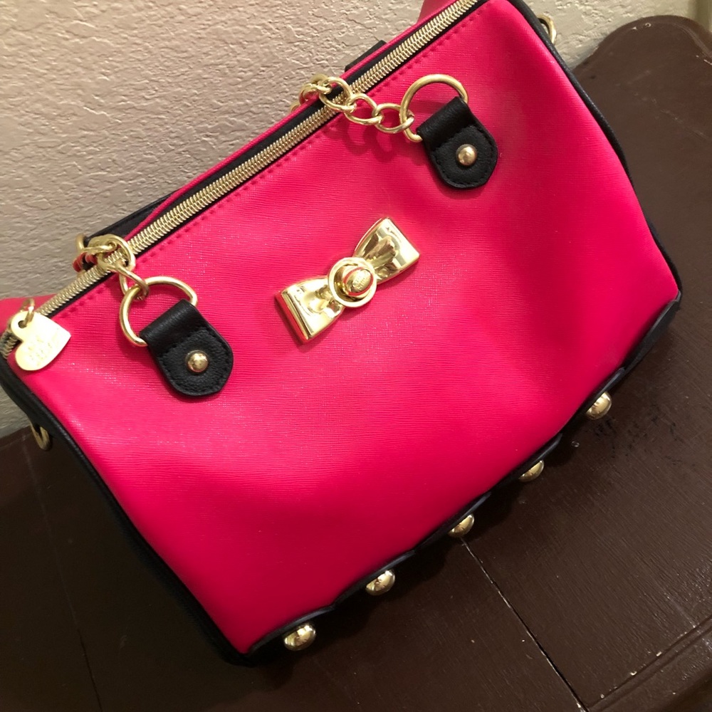 Betsy Johnson Hot Pink Handbag